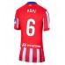 Atletico Madrid Koke #6 Dámské Domácí Dres 2024-25 Krátkým Rukávem